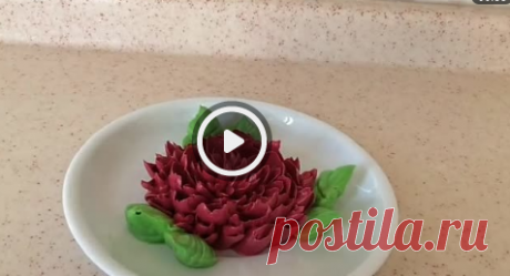 УКРАШЕНИЕ ВЫПЕЧКИ. ХРИЗАНТЕМА