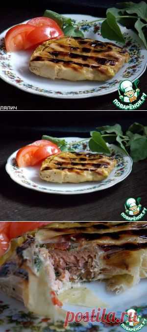 Рыба на гриле в порее - кулинарный рецепт