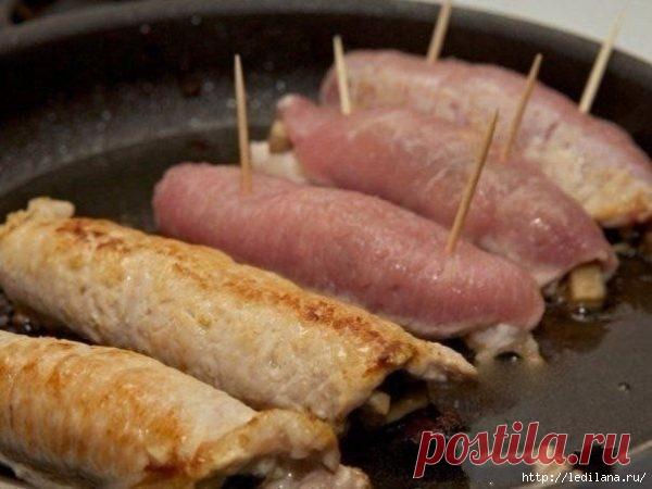 Сочные рулетики «Мясные»
