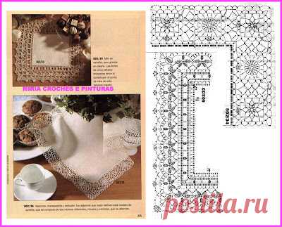 Miria И КАРТИНЫ крючком: ЗАБЛОКИРУЙТЕ с угловыми