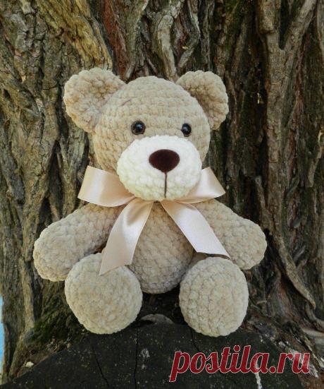 Мишка Ted амигуруми крючком | AmiguRoom