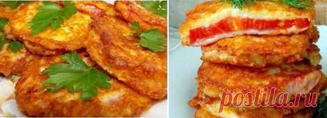 Прекрасная закуска - помидоры в кляре. Просто и очень вкусно! ￼