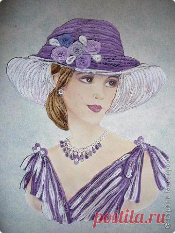 Квиллинг - удивительное творчество. Женские образы