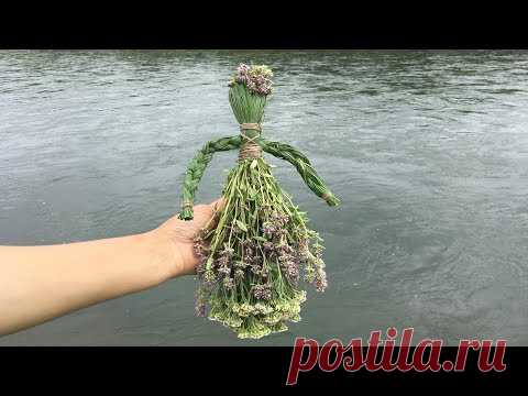 Кукла из луговых трав. Мастер-класс