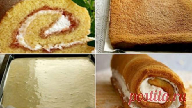 Рецепт очень удачного бисквитного рулета 



Пышный, мягкий, легко сворачивается. Забирайте рецепт и пользуйтесь, на здоровье!
Ингредиенты:
Бисквит:

1/4 ст. молока
2 ст. л. сливочного масла
100 г муки
40 г крахмала
1 ч. л. разрыхлителя (или…