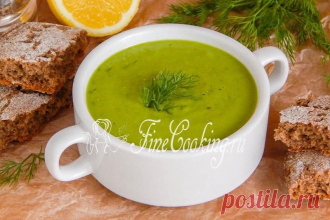 Суп-пюре из зеленого горошка - FineCooking.ru