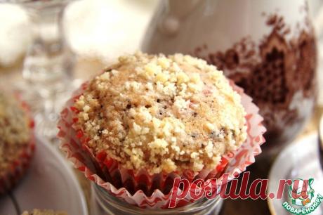 Клубничные маффины с шоколадом Кулинарный рецепт