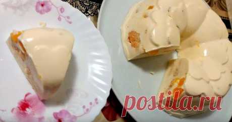 Творожный торт без выпечки с желатином — CookingPad