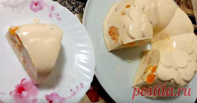 Творожный торт без выпечки с желатином — CookingPad