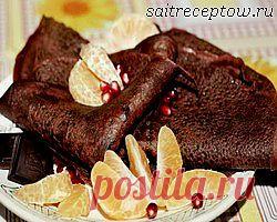 Шоколадные блины | Сайт рецептов