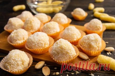 Домашние конфеты «Рафаэлло» с кукурузными палочками. Пошаговый рецепт с фото — Ботаничка.ru