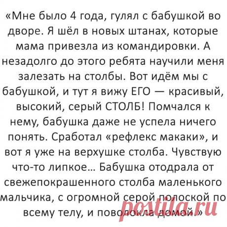 Реальные истории из детства, от которых одновременно стыдно и смешно Детство — самый прекрасный период в жизни, когда нет забот и проблем. Можно вдоволь гулять с друзьями во дворе, бегать по лужам, прыгать на скакалке. Эти моменты запоминаются на всю жизнь.
Каждый из н...