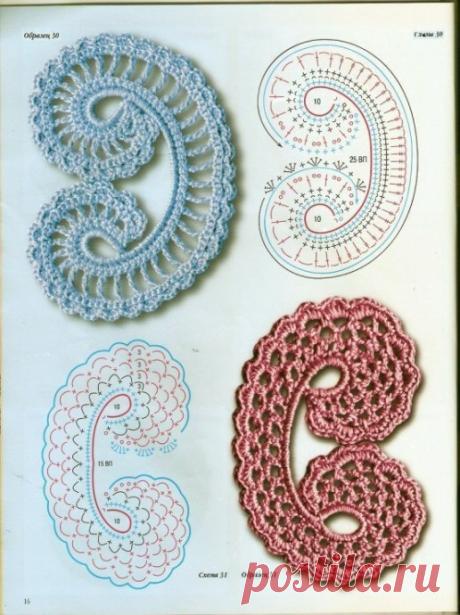 Вяжем крючком ирландские мотивы