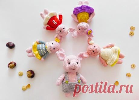 Время вязать хрюшек! Делимся подробным мастер-классом - Блог интернет-магазина "Мир Вышивки"
