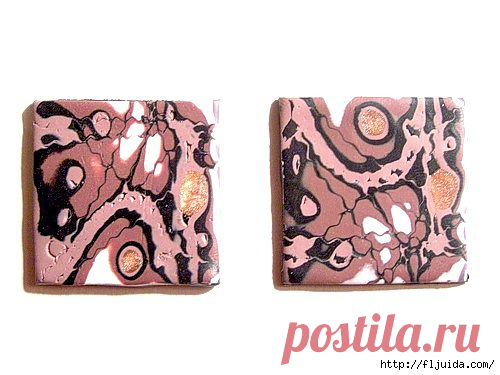 Техника в полимерной глине - мокуме гане..