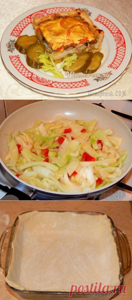 РЫБА, ЗАПЕЧЁННАЯ В ТЕСТЕ С ОВОЩАМИ И ГРИБАМИ