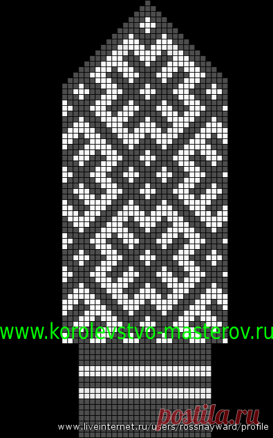 Жаккардовые узоры для рукавиц