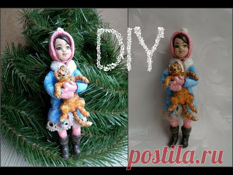 Кукла из ваты-часть 1 ❄🎄 🎅 Мастер-класс