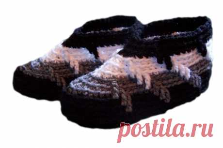 Apache Tears Slippers (Crochet)