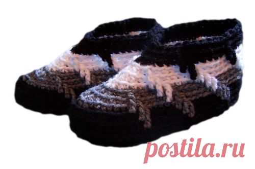 Apache Tears Slippers (Crochet)