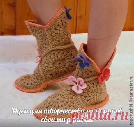 Тапочки-угги из мотивов