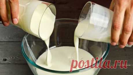 Просто смешав кефир со сметаной, через 2 дня вы сразите всех за столом | Кухня Вебспун | Дзен