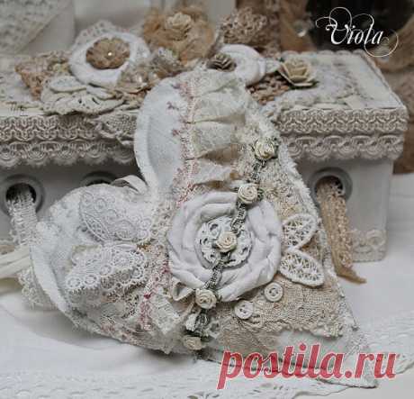 ВИНТАЖНЫЕ КОЛЛАЖИ ОТ VIOLA В СТИЛЕ ШЕББИ-ШИК