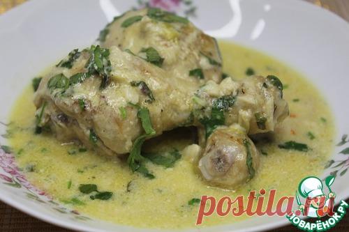 Куриные голени в сливочно-пикантном соусе – кулинарный рецепт