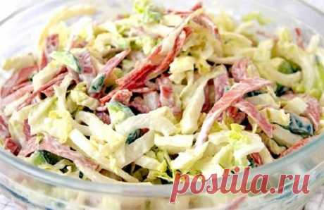 Салат «Быстро и вкусно» — Домашняя кулинария
