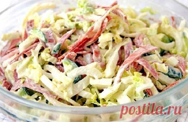 Салат «Быстро и вкусно» — Домашняя кулинария