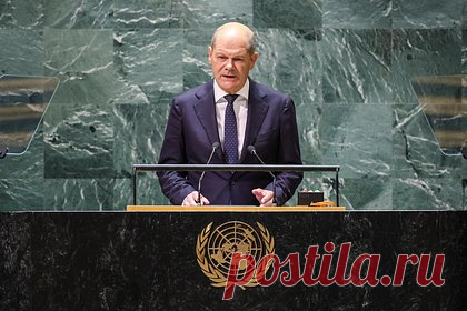 Канцлер Германии предостерег от «фиктивного мира» на Украине. Канцлер Германии Олаф Шольц во время выступления на Генеральной ассамблее ООН предостерег от «фиктивного мира» при урегулировании конфликта на Украине. Он отметил, что нельзя навязывать условия мирного урегулирования против воли Украины, поскольку «мир без свободы означает угнетение».