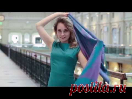 33 способа завязать палантин. Способ 04.