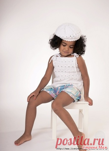 Туника и берет для девочки) - Вязание - Страна Мам