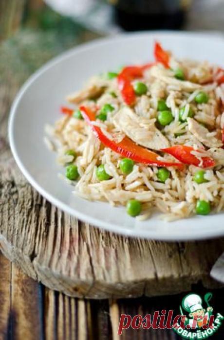 Жаренный рис с курицей по-Китайски - кулинарный