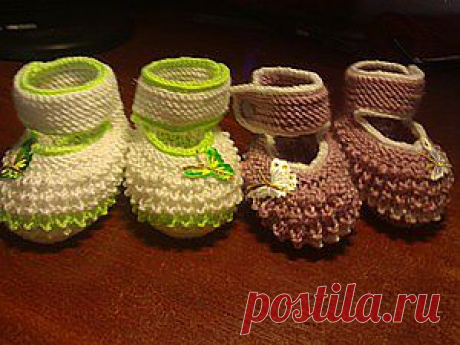 Пинетки-туфельки. Мастер-класс. - Ярмарка Мастеров - ручная работа, handmade