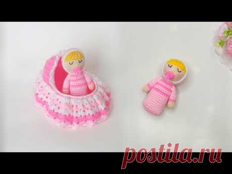 Очаровашка💗Как вязать маленького пупса крючком // Куколка амигуруми 💗