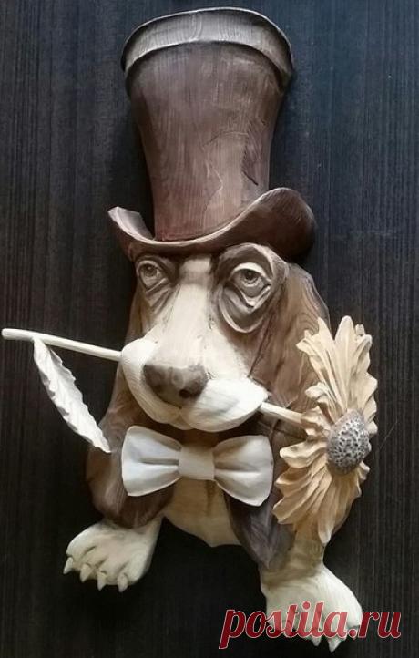 Резьба по дереву. Автор - Вячеслав Квитко. Как вам? / Интересный космос