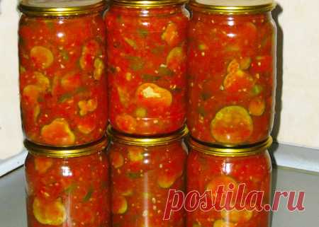 Невероятно вкусные огурцы кольцами в томатном соусе Натуральные продукты передают насыщенный, отличный вкус.