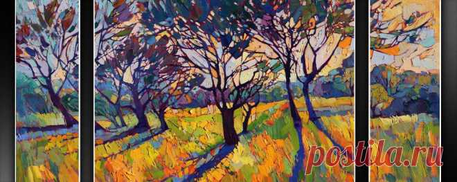 Erin Hanson.Мозаика цвета и света.