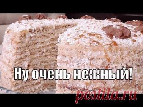 Торт "Ореховое наслаждение" неимоверно нежный!Cake "Nutty pleasure"!
