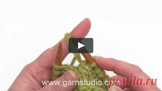 How to increase with a loop (M1) In this DROPS video we show how you can increase with a loop (aka M1 = make one). This increase will make a little hole.  In the video we show twice how you make…