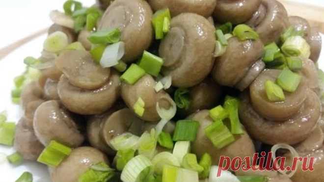 ОЧЕНЬ ВКУСНЫЕ МАРИНОВАННЫЕ ШАМПИНЬОНЫ. Закуска на праздничный стол. Рецепт на скорую руку.