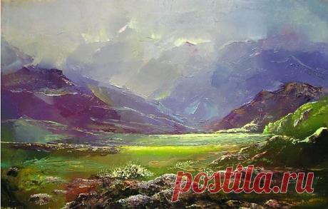 Сипрошвили Гиви Ираклиевич. Неповторимый грузинский художник Гиви Сипрошвили. После дождя – Usenkomaxim.ru