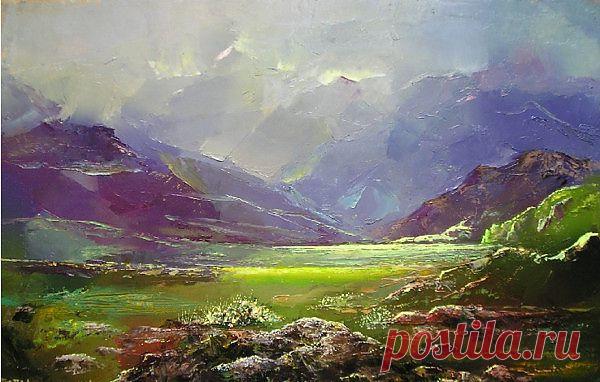 Сипрошвили Гиви Ираклиевич. Неповторимый грузинский художник Гиви Сипрошвили. После дождя – Usenkomaxim.ru