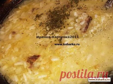 Рецепт: Рыбный супчик с картошкой и рисом