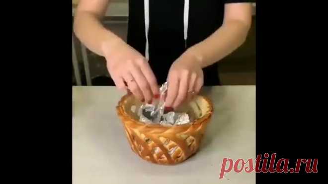 Очень интересная вкусная корзина