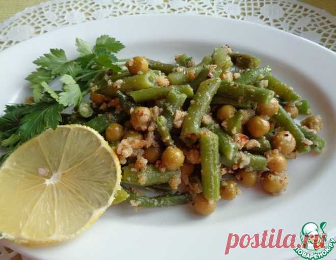 Стручковая фасоль с фундуком – кулинарный рецепт