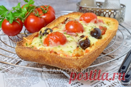 Пицца из хлеба