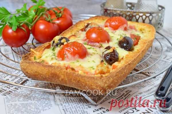 Пицца из хлеба