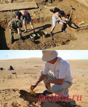 В Казахстане археологи откопали захоронение воина в полном боевоем облачении